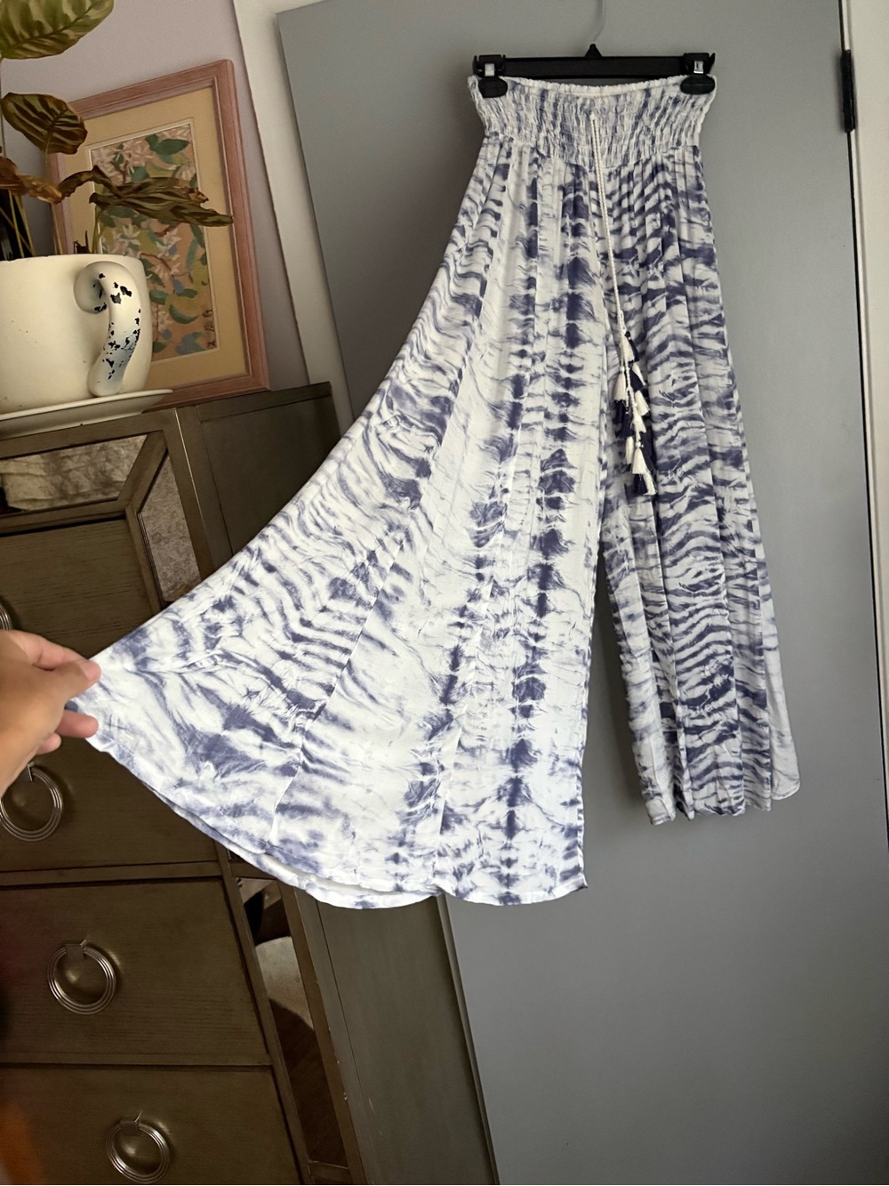Surf Gypsy Navy and White Tie-Dye pants